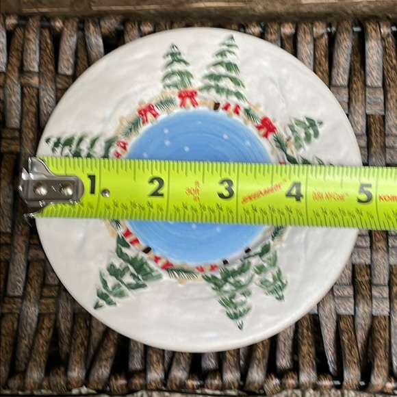 Yankee Candle Small Jar Shade Topper & Plate Set Winter/Holiday + Floral Votive - Picture 12 of 16